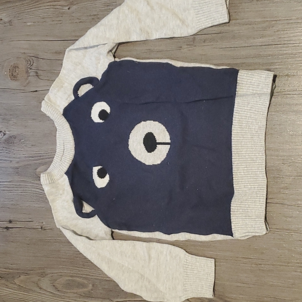 💚 George | Toddler Bear Sweater | 2T
